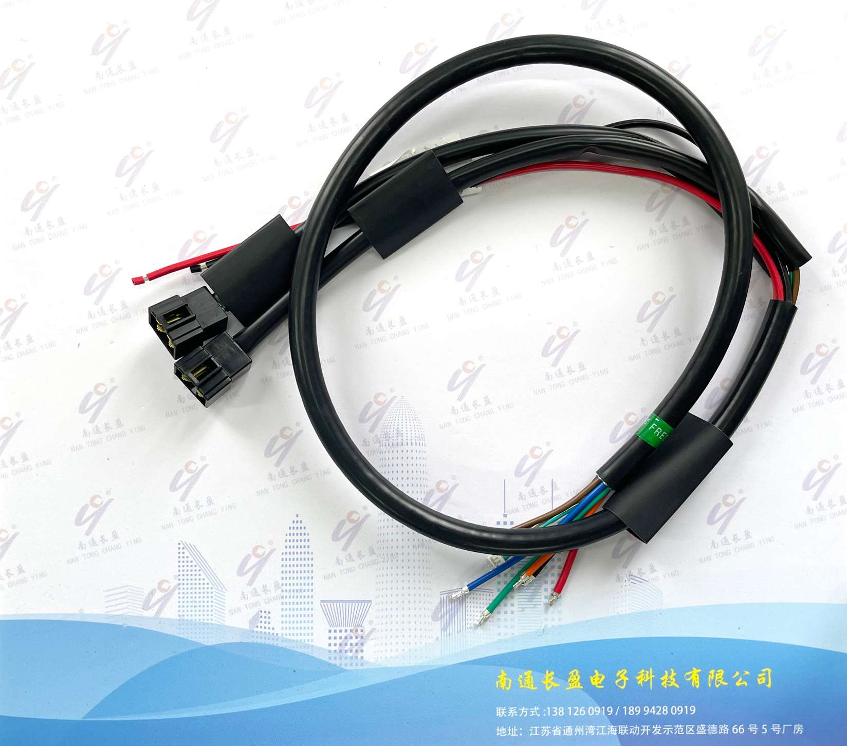 10芯M19-2A 母90°輪椅控制器線束